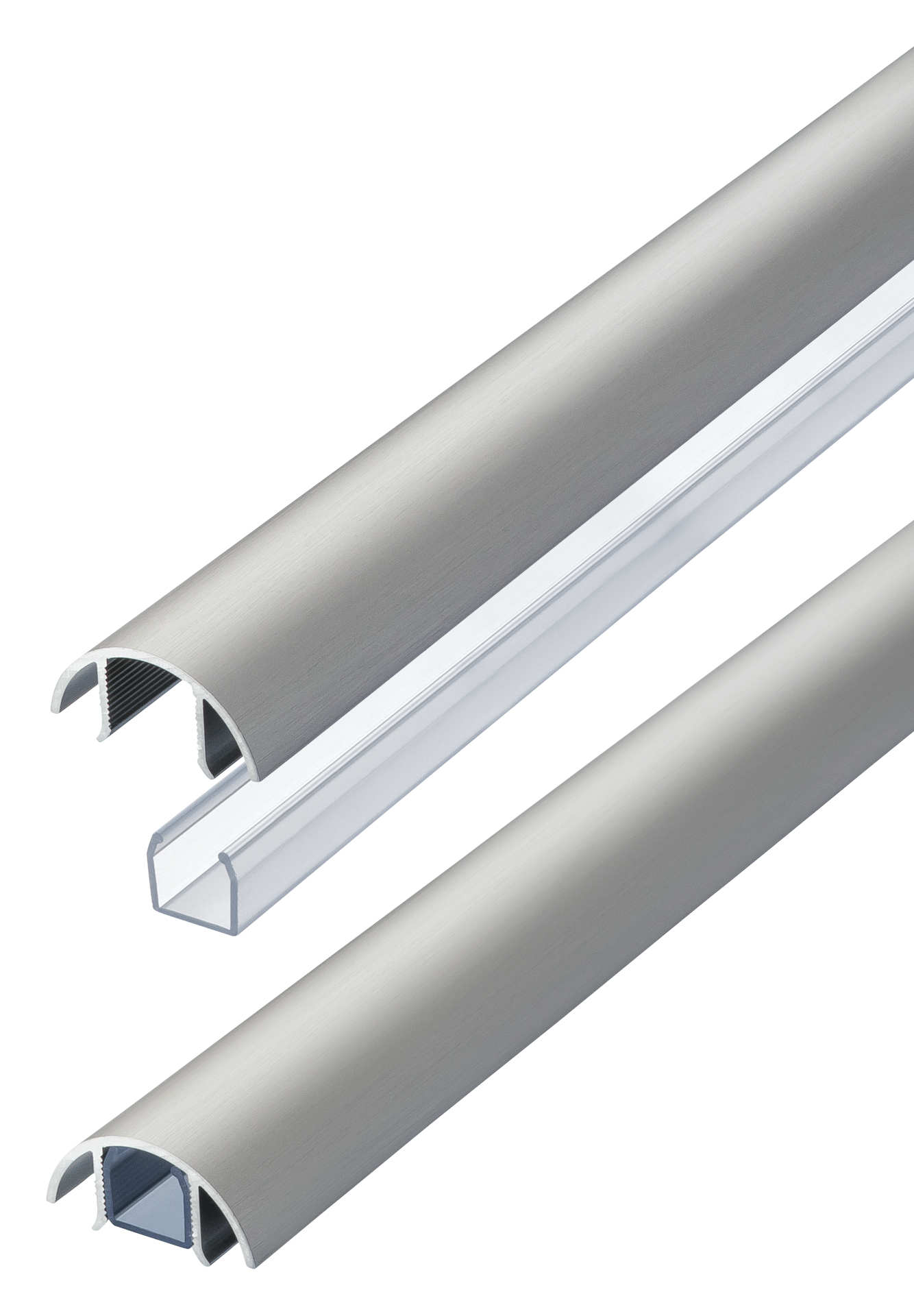 Jetzt den Mini 30mm Kabelkanal in Edelstahl gebürstet von Alunovo bestellen Der Mini 30mm Kabelkanal in Edelstahl gebürstet eloxiert und der transparente Kabelschacht