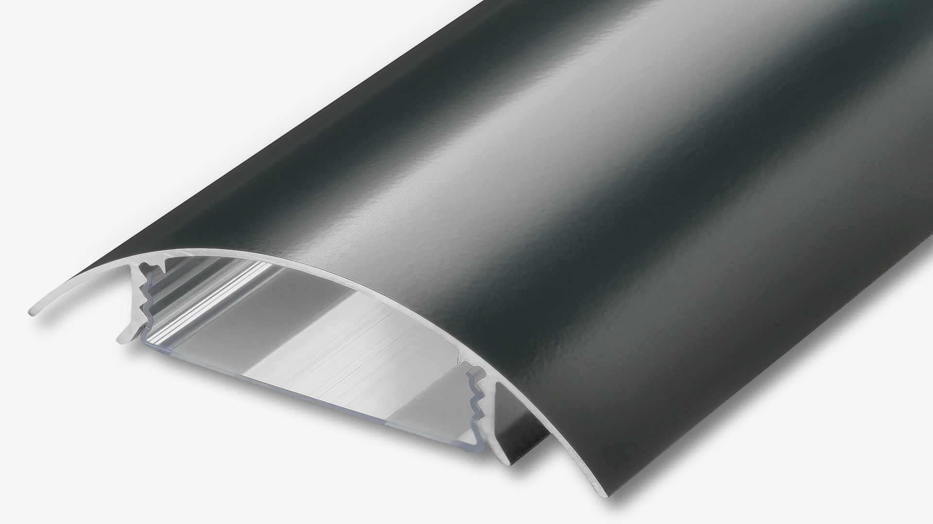 Jetzt den TV 80mm Kabelkanal aus Aluminium in Anthrazit seidenmatt RAL7016 bei Alunovo bestellen Der TV80 Kabelkanal aus Aluminium in Anthrazit seidenmatt RAL7016 lackiert