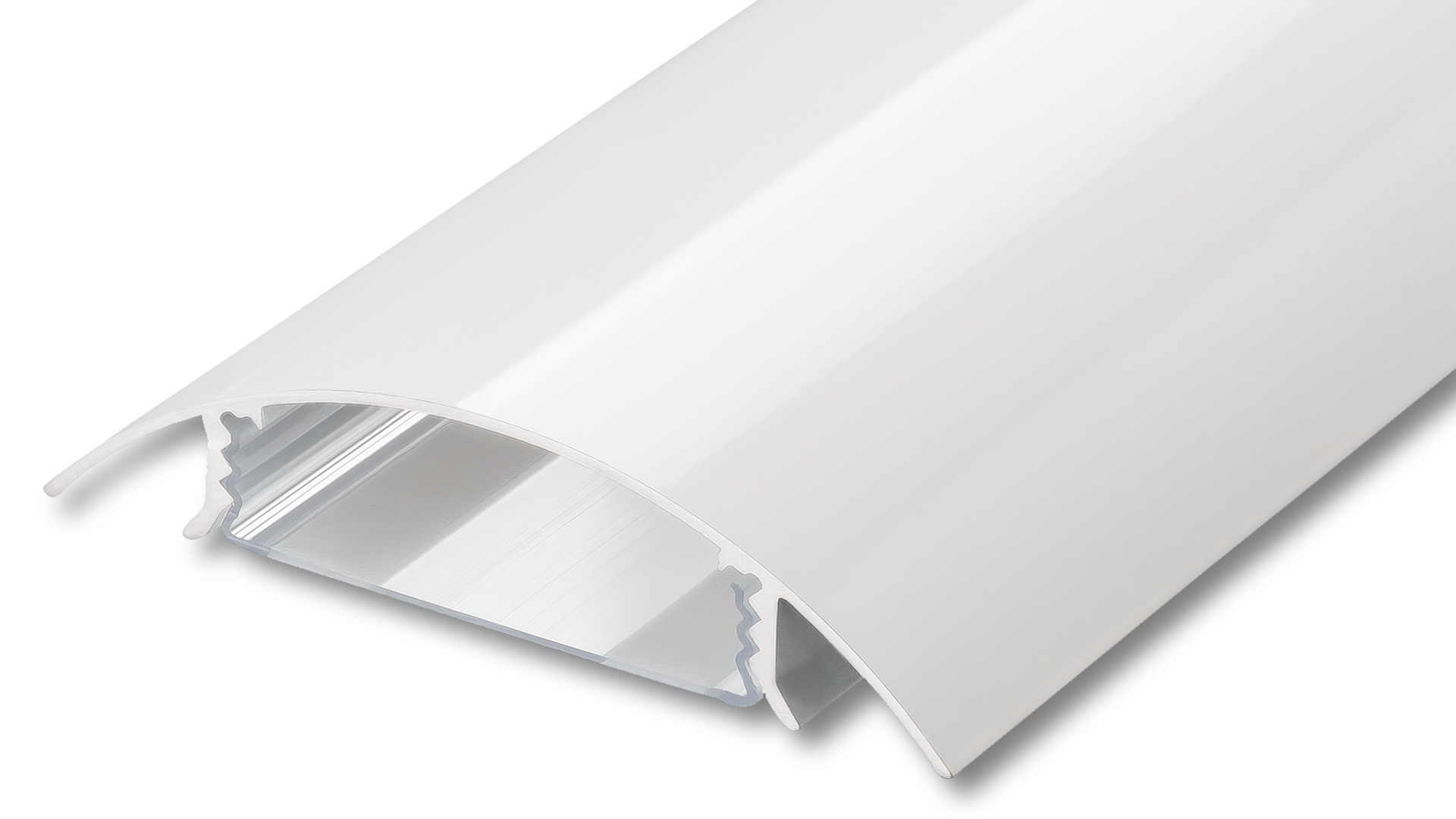 Jetzt den TV 80mm Kabelkanal aus Aluminium in Weiss glänzend RAL9003 bei Alunovo bestellen Der TV80 Kabelkanal aus Aluminium in Weiss glänzend RAL9003 lackiert